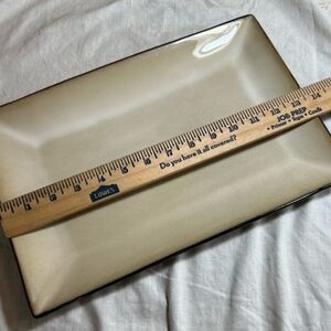 Pfaltzgraff Studio Collection  Brown Serving large rectangular platter